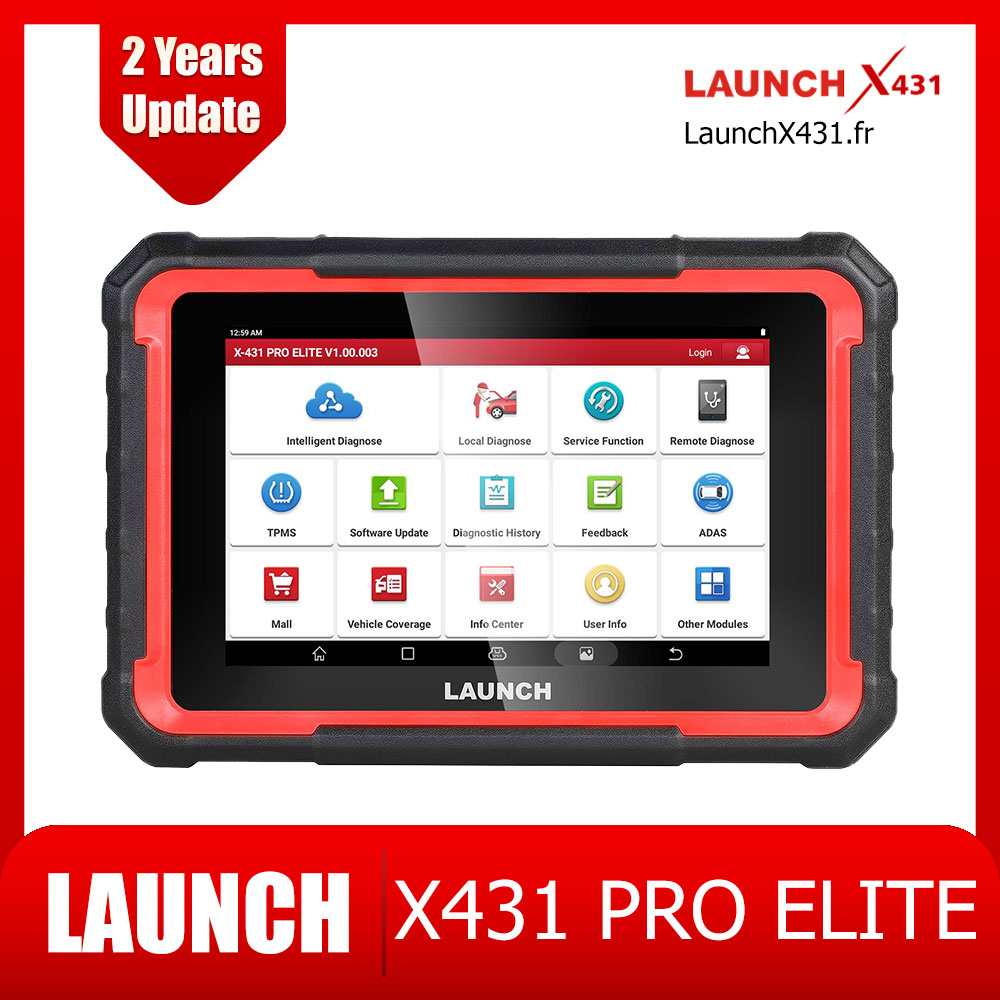 Launch X431 PRO Elite OBD2 Scanner 2024 New Bidirectional Scan Tool With  CANFD DOIP, ECU Coding