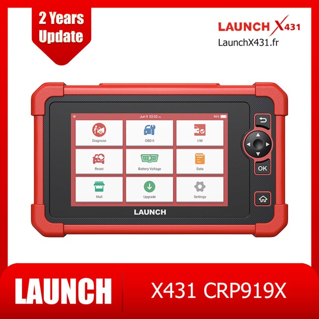2024 LAUNCH X431 CRP919X OBD2 Scanner Bi-Directional Scan Tool All System Diagnostic Tool, ECU Coding, CAN FD/ DoIP, FCA Autoauth, 31+ Services