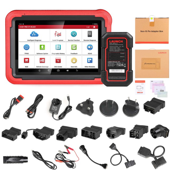 2024 Launch X431 PROS V5.0 Elite Bidirectional Diagnostic Tool OBD Scanner 37+ Service, ECU Online Coding, CANFD, Key IMMO, FCA AutoAuth, VAG Guide
