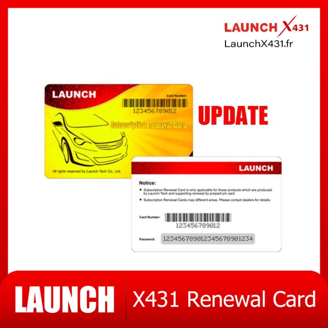 1 Year Update Service for LAUNCH X431 IMMO PLUS (Software Subscription)