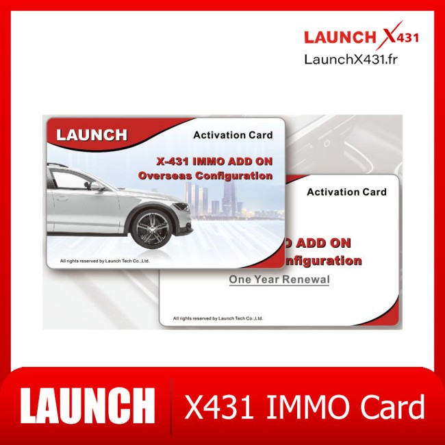 [1 Year Online Activation] Launch X431 PAD VII/ PAD V/ PRO5/ PRO TT 5.0 + X-PROG3 IMMO Software Activation (Activate X431 IMMO Plus/Elite Function)