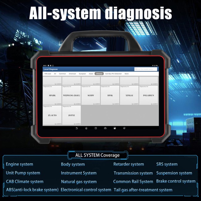 Launch X431 PAD VII Elite Diagnostic Tool With X-431 EV Diagnostic Upgrade Kit Supports Car and Electric Vehicles