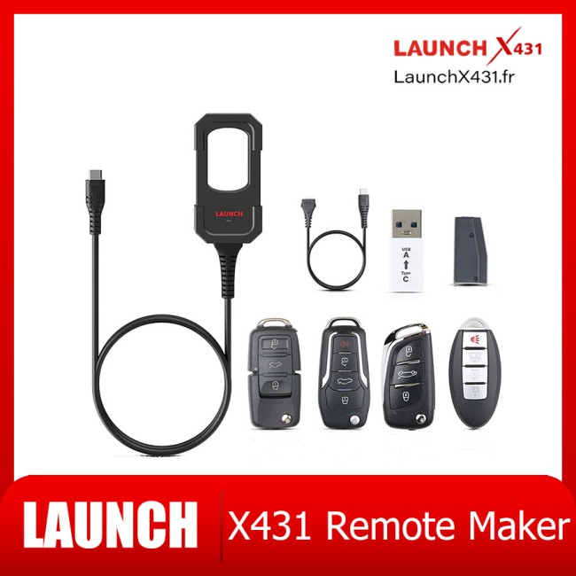 Launch X431 Key Programmer and Remote Maker with 4pcs Universal Remotes and 1 Super Chip for IMMO Elte, IMMO Plus, IMMO Pad, Pad V, Pad VII