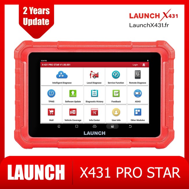 2024 Launch X431 PRO STAR Bidirectional Diagnostic Scanner with CAN FD DoIP 37+ Service Functions ECU Coding, Updated Version of X431 V and Pro Elite