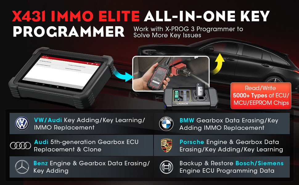 LAUNCH X431 IMMO ELITE ALL IN ONE KEY PROGRAMMER