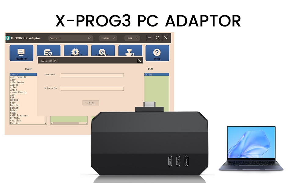 X-PROG3 PC Adapter-1