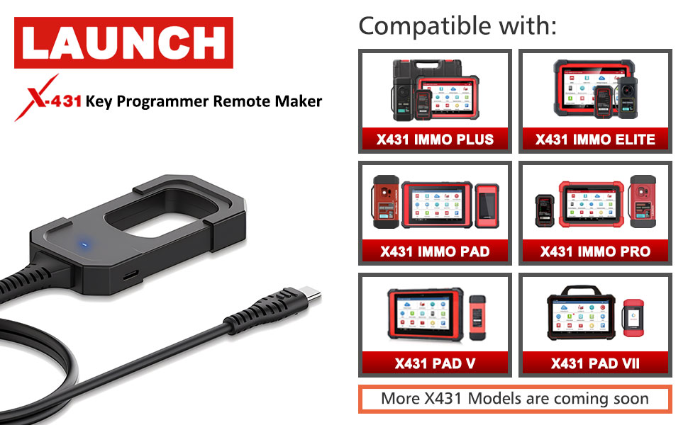 Launch X431 Key Programmer compatible with x431 immo serial and x431 pad serial